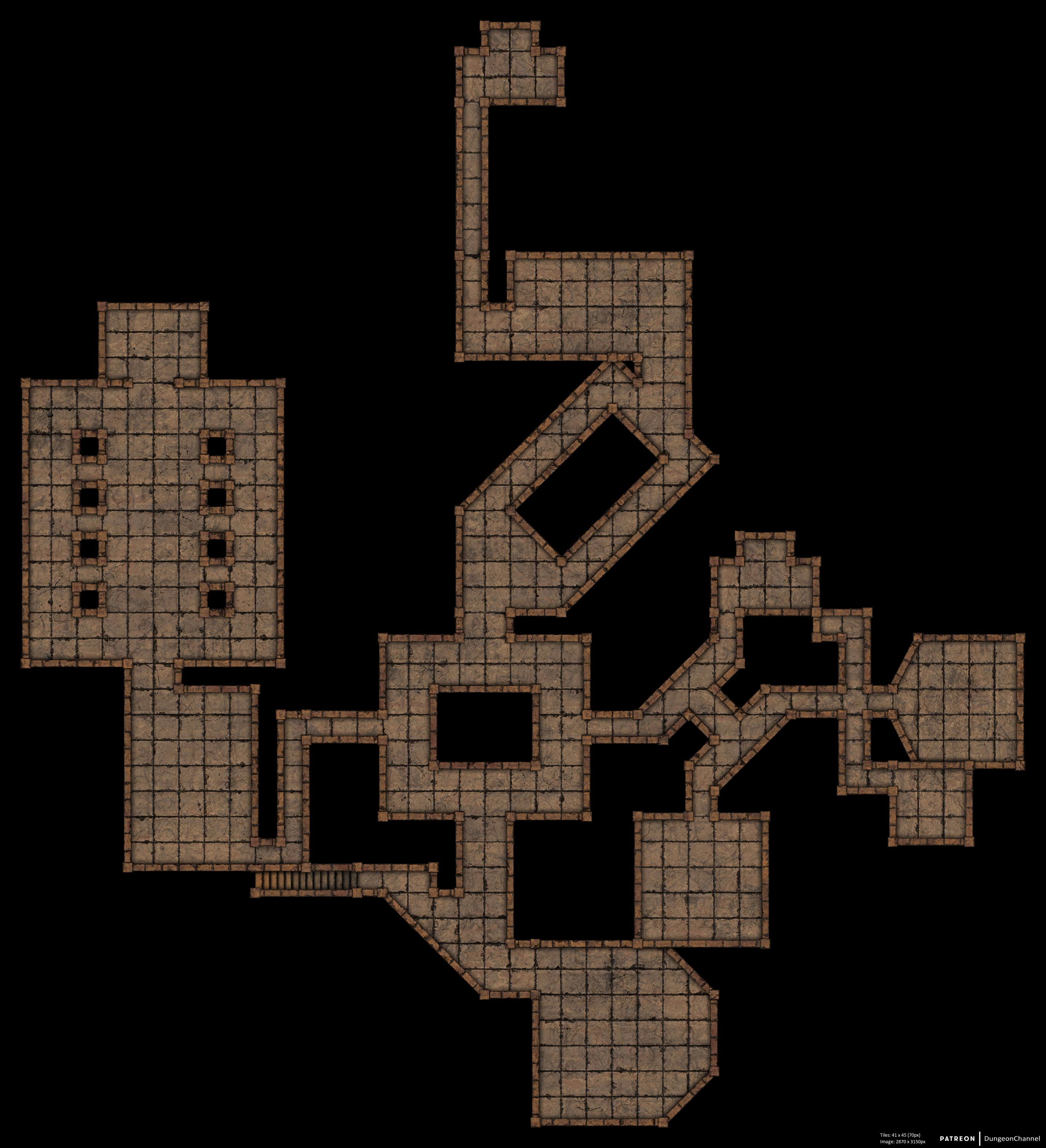 Random map generated with dungen.app